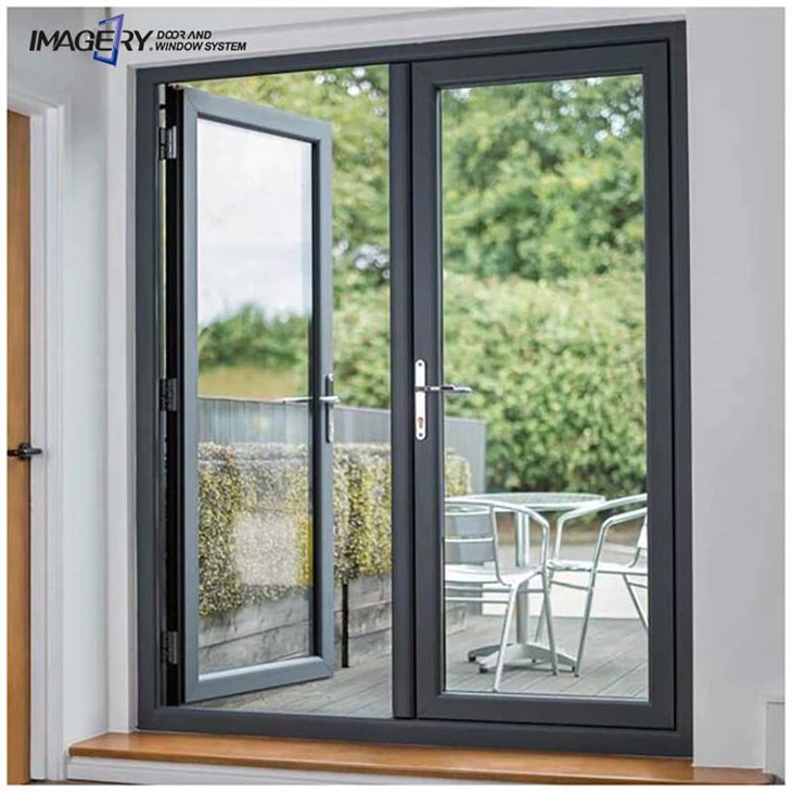 Πόρτα από γυαλί αλουμινίου